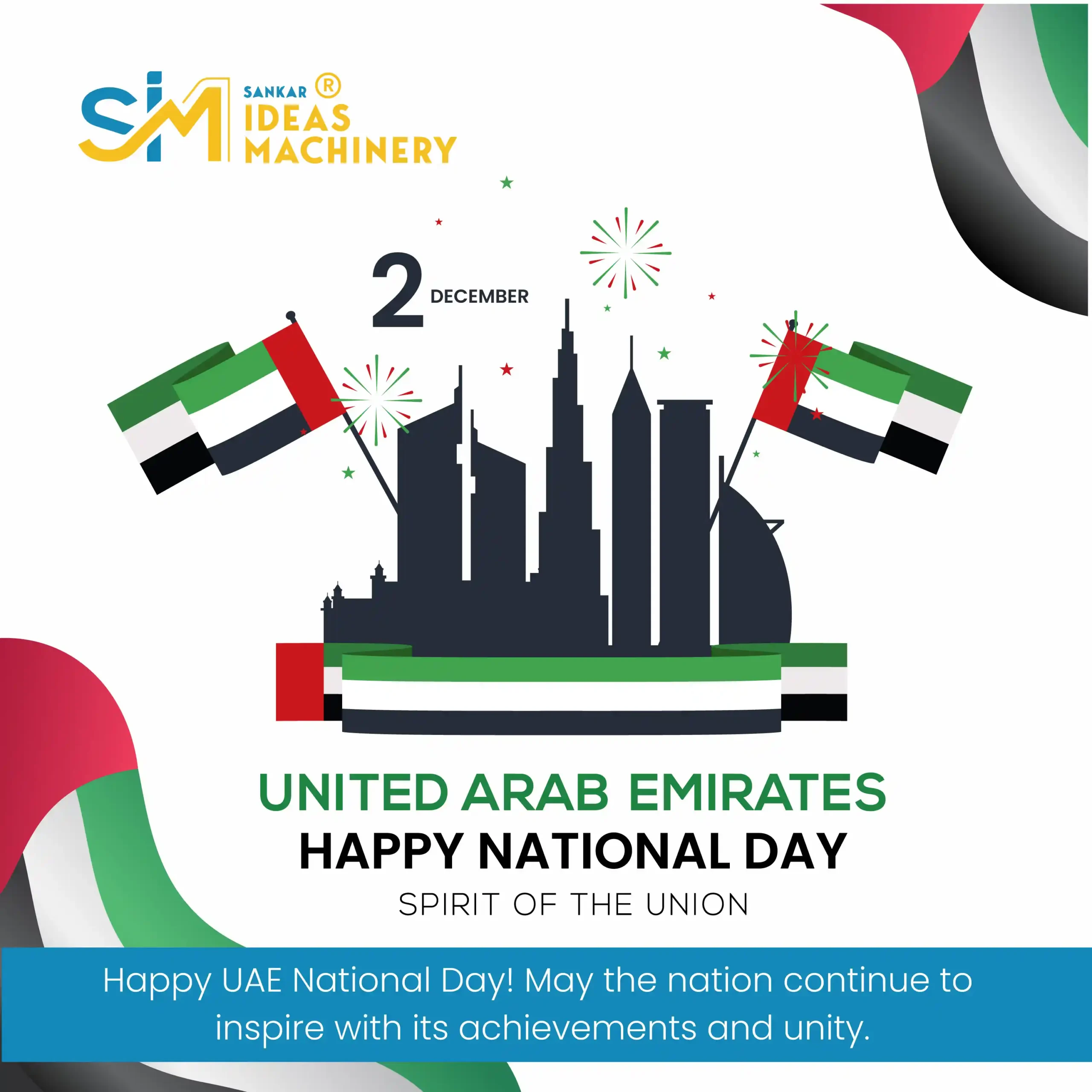 Celebrating the pride, unity, and achievements of the UAE. Happy National Day