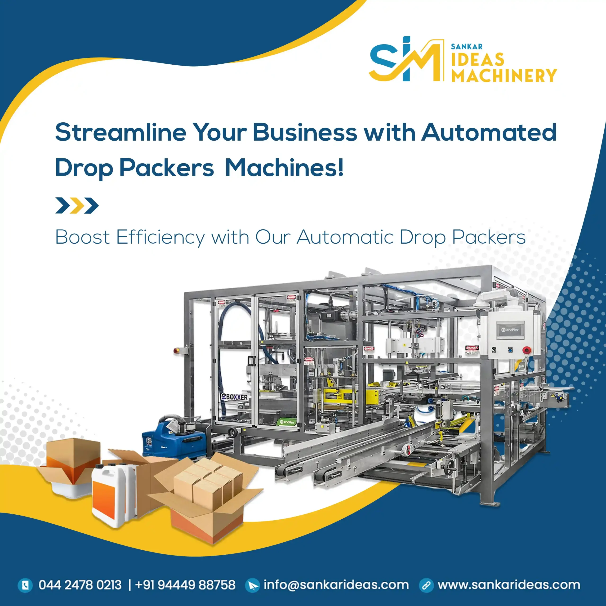 Revolutionize your packaging process with automatic drop packer machines